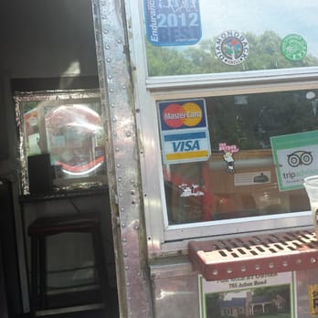 Coffee Park Airstream - The window/door...lol - Food Trucks Near Me - Winston-Salem, North Carolina