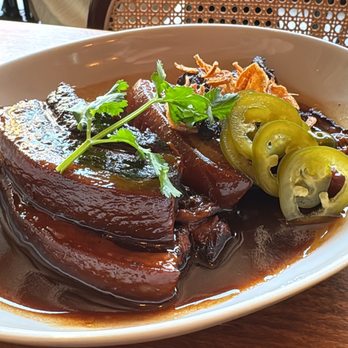 Chalong - Moo Hong (Phuket style stewed pork belly) - Thai Near Me - New York, New York Chalong - Moo Hong (Phuket style stewed pork belly) - Thai Near Me - New York, New York
