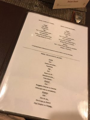 Menu photo 1 Cô Tù Paris, 75