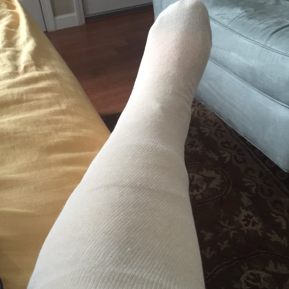 Broken leg! Time to read! Broken leg! Time to read!