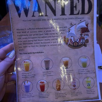 The Thousand Sunny - Boba Menu - American Near Me - Pinecrest, Florida The Thousand Sunny - Boba Menu - American Near Me - Pinecrest, Florida