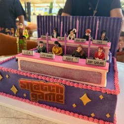 Ele Makes Cakes - Snatch Game cake