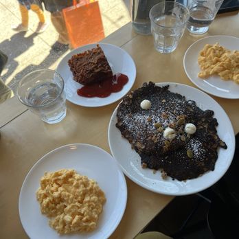 Breakfast by Salt’s Cure - blueberry griddle cakes, eggs, hashbrown - Breakfast & Brunch Near Me - Brooklyn, New York