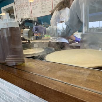 Sunrise Cafe - Crepe making - Creperies Near Me - Bar Harbor, Maine