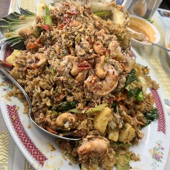 Erawan Thai - 60. Ocean Pineapple Fried Rice - Thai Near Me - Columbus, Ohio