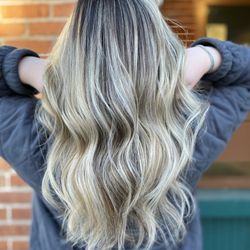 The White Tulip Salon - Rooty highlights and balayage by Jenna