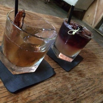 The Blind Rabbit - Bacon manhattan and New York sour - Cocktail Bars Near Me - Anaheim, California The Blind Rabbit - Bacon manhattan and New York sour - Cocktail Bars Near Me - Anaheim, California