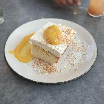 Paloma Restaurant - passion fruit tres leches - Mexican Near Me - Santa Fe, New Mexico