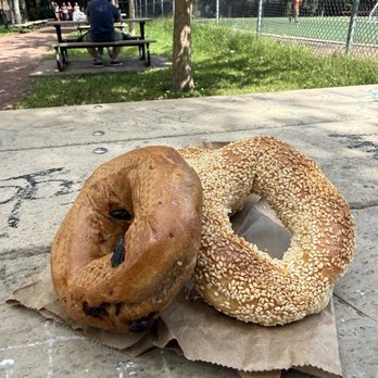 Fairmount Bagel - Photo 7: Cinnamon & Raisin and Sesame Bagels - Bagels Near Me - Montreal, Quebec