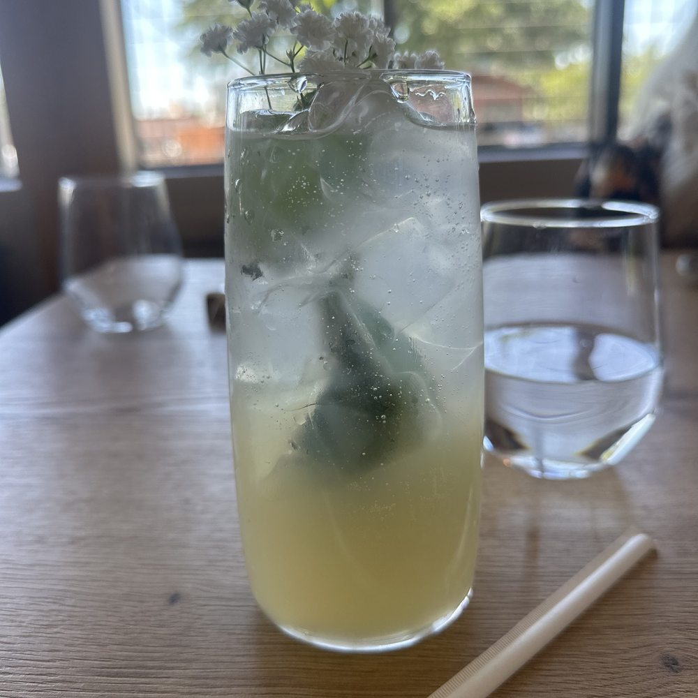 Rose Gose - Basil elderflower lemonade - Cocktail Bars Near Me - Austin, Texas Rose Gose - Basil elderflower lemonade - Cocktail Bars Near Me - Austin, Texas