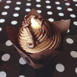 Chocolate Bavarian Cupcake. Chocolate Bavarian Cupcake.