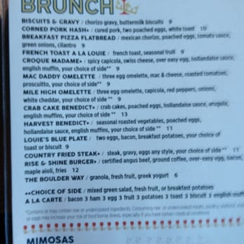 Louie's Wine Dive - Brunch menu - New American Near Me - Des Moines, Iowa Louie's Wine Dive - Brunch menu - New American Near Me - Des Moines, Iowa