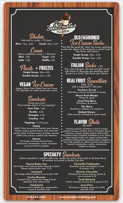 Menu photo 3 The Soda Fountain Kanab, UT Menu photo 3 The Soda Fountain Kanab, UT
