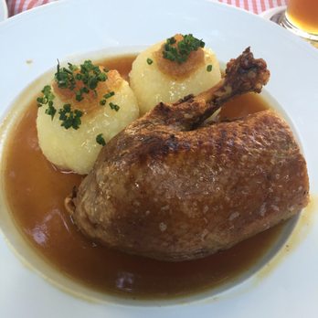 Paulaner Bräuhaus - Duck and dumplings YUMMM - Bavarian Near Me - Munich, BY Paulaner Bräuhaus - Duck and dumplings YUMMM - Bavarian Near Me - Munich, BY