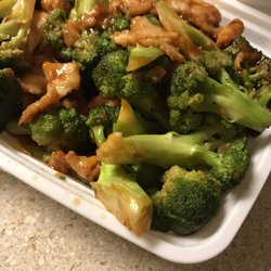 China City Restaurant - Dry chicken and broccoli with no side sauce as requested