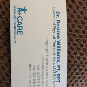 A Plus Care - Physical Therapy Near Me - Los Angeles, California A Plus Care - Physical Therapy Near Me - Los Angeles, California