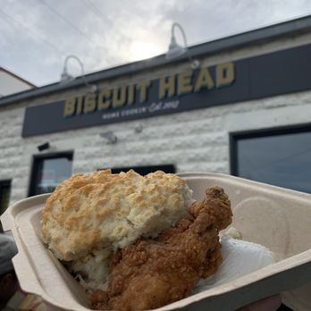Biscuit Head - Mimosa Fried Chicken Biscuit - Bakeries Near Me - Asheville, North Carolina