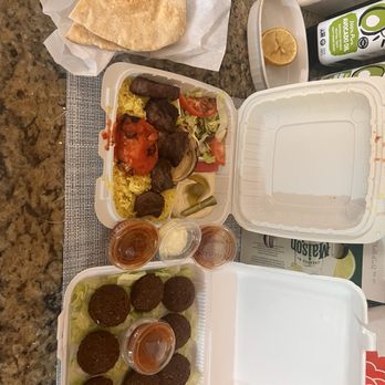 Wow Falafel - Falafal and beef plate meal - Falafel Near Me - California City, California Wow Falafel - Falafal and beef plate meal - Falafel Near Me - California City, California