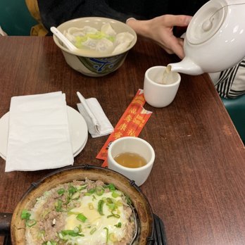 Clay Pot Cafe - 15. Pork Pattie and Egg Clay Pot Rice - Cantonese Near Me - Boston, Massachusetts