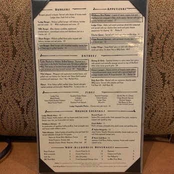 River Birch Lodge - The menu, back side. - New American Near Me - Winston-Salem, North Carolina River Birch Lodge - The menu, back side. - New American Near Me - Winston-Salem, North Carolina