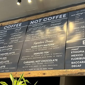 Rose City Coffee - Menu - Coffee & Tea Near Me - Portland, Oregon Rose City Coffee - Menu - Coffee & Tea Near Me - Portland, Oregon