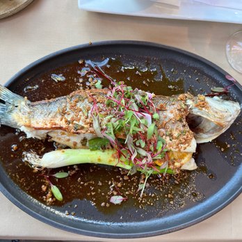 LB Steak - Whole fired Branzino with tasty sauce - Steakhouses Near Me - San Jose, California