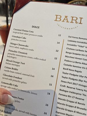 Menu photo 4 Bari Ristorante Houston, TX Menu photo 4 Bari Ristorante Houston, TX