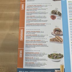 Food menu