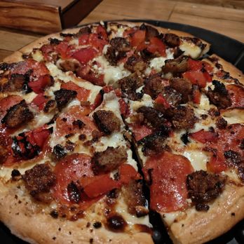 Eli Fish Brewing Company - Eggplant pizza - Breweries Near Me - Batavia, New York Eli Fish Brewing Company - Eggplant pizza - Breweries Near Me - Batavia, New York