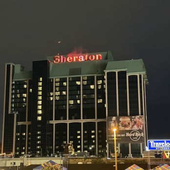 Sheraton Fallsview Hotel - Sheraton Hotel (View from Clifton Hills) - Hotels Near Me - Niagara Falls, Ontario