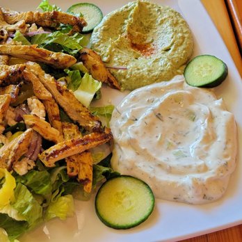 Pita Island - Chicken shwarma with no rice & extra salad, green hummus, no tomatoes. Deliciousness! - Mediterranean Near Me - Gilbert, Arizona Pita Island - Chicken shwarma with no rice & extra salad, green hummus, no tomatoes. Deliciousness! - Mediterranean Near Me - Gilbert, Arizona