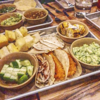 Bartaco Mosaic - Kids Plate ~avocado with kids plate has no jalapeños, appetizer guacamole has jalapeños (allergic) - Tacos Near Me - Fairfax, Virginia Bartaco Mosaic - Kids Plate ~avocado with kids plate has no jalapeños, appetizer guacamole has jalapeños (allergic) - Tacos Near Me - Fairfax, Virginia
