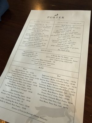 Menu photo 4 Porter Kitchen + Bar Freeport, ME