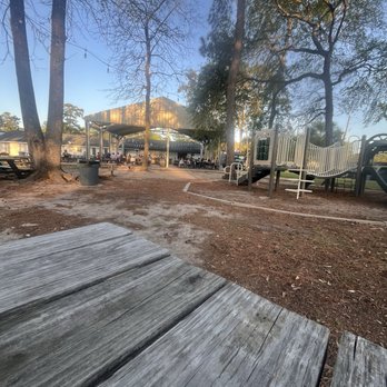 Back Pew Brewing - The back yard - Breweries Near Me - Porter, Texas