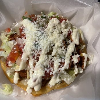 Taco Time and More - Tostada In the Antojito Sampler - Tacos Near Me - Miami, Florida Taco Time and More - Tostada In the Antojito Sampler - Tacos Near Me - Miami, Florida