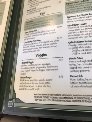 Menu photo 7 Metro Diner Jacksonville, FL