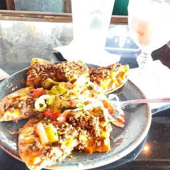 Cadillac Bar - Nachos with ground bf and my favorite strawberry margarita!! - Tex-Mex Near Me - Houston, Texas Cadillac Bar - Nachos with ground bf and my favorite strawberry margarita!! - Tex-Mex Near Me - Houston, Texas