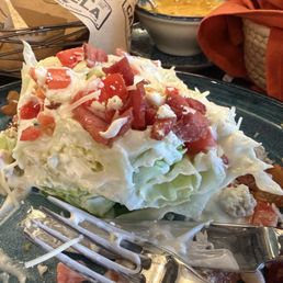 Wedge salad (already starting eating)