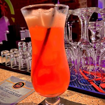 Miami Vybz - a cocktail in a tall glass - Lounges Near Me - Augusta, Georgia