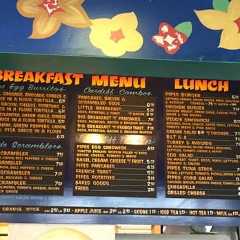 Pipes Cafe - Updated menu - American Near Me - Cardiff, California Pipes Cafe - Updated menu - American Near Me - Cardiff, California