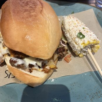 Modesto Tacos Tequila Whiskey - Sandwich and corn was great!!!! Torta - Tacos Near Me - Baton Rouge, Louisiana