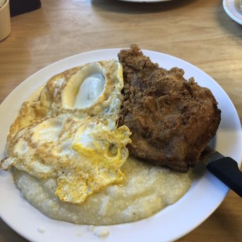 The Serving Spoon - Pork chops grits and eggs - Breakfast & Brunch Near Me - Inglewood, California The Serving Spoon - Pork chops grits and eggs - Breakfast & Brunch Near Me - Inglewood, California