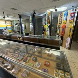 Chapman Skateboard - Selection of boards and counter