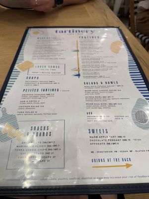 Menu photo 2 Tartinery New York, NY Menu photo 2 Tartinery New York, NY