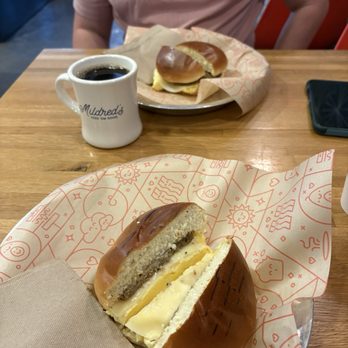 Mildred's - Sausage breakfast sandwich - Coffee & Tea Near Me - Kansas City, Missouri Mildred's - Sausage breakfast sandwich - Coffee & Tea Near Me - Kansas City, Missouri
