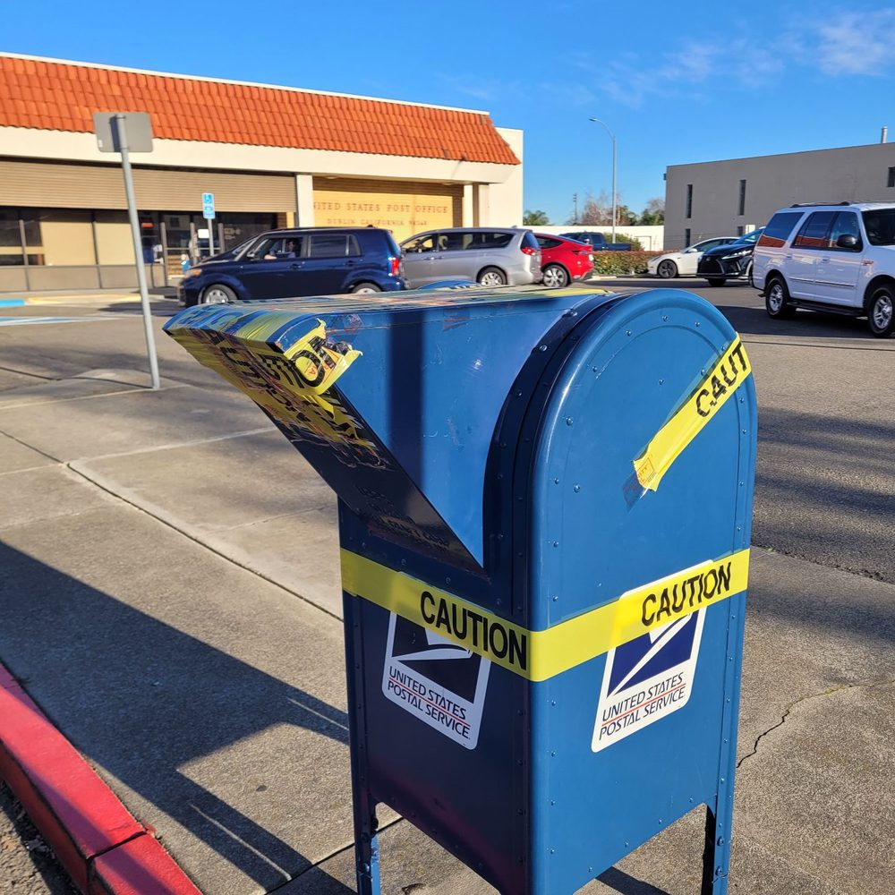 US Post Office - Any reason blocking it? It used to be 2 mailboxes, but they removed the big one. Every Sun or Mon morning, the mail got very full. - Post Offices Near Me - Dublin, California US Post Office - Any reason blocking it? It used to be 2 mailboxes, but they removed the big one. Every Sun or Mon morning, the mail got very full. - Post Offices Near Me - Dublin, California