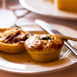 Afternoon Tea at The Hotel Windsor - Mmm...great meat pie