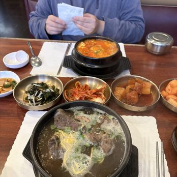 Jong Ro Shul Lung Tang - galbitang and tofu soup - Korean Near Me - Garden Grove, California Jong Ro Shul Lung Tang - galbitang and tofu soup - Korean Near Me - Garden Grove, California