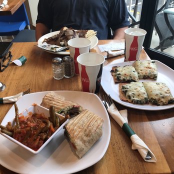 Summit Greek Grill - Athenian wrap, spinach pie pizza and grilled kale salad - Creperies Near Me - Summit, New Jersey Summit Greek Grill - Athenian wrap, spinach pie pizza and grilled kale salad - Creperies Near Me - Summit, New Jersey