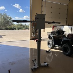 Specialized Auto Glass - Equipment used for the calibration of the adaptive cruise control and camera. (eye exam)